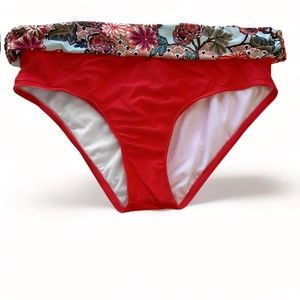 NWT Antonio Melani Bikini Bottom Red
